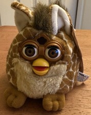 VTG 1999 Furby Buddies "Happy Sleep" Plush Bean Bag Tiger Electronics Plush