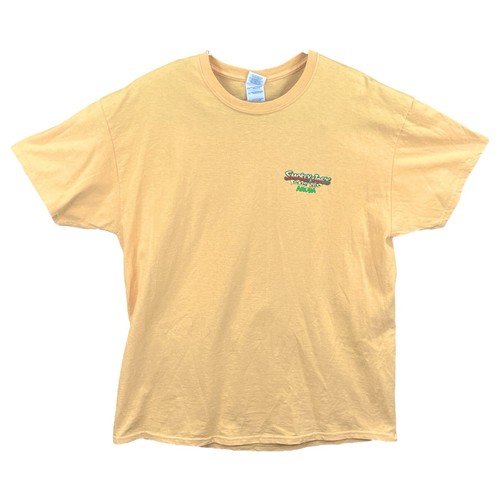 Smokey Joe's Island Grill Aruba Graphic T-Shirt Short Sleeve Men's Sz XL Yellow
