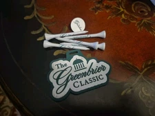 Greenbrier Resort Hotel Classic Golf Bag Tag & Logo Tee & Ball Ballmark Course 