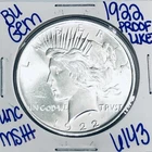 1922 BU UNCIRCULATED SILVER PEACE DOLLAR AUTHENTIC U.S. MINT FREE SHIPPING 6143