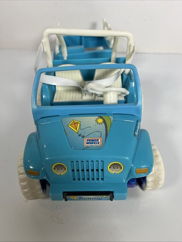 Power Wheels Tommy Jeep blau und Anhänger 1997 - Bild 4 von 10