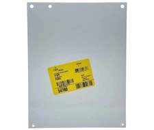 Nvent Hoffman 1pc Panel for Junction Box A10P8 fits 10x8 Box, White, Mild Steel