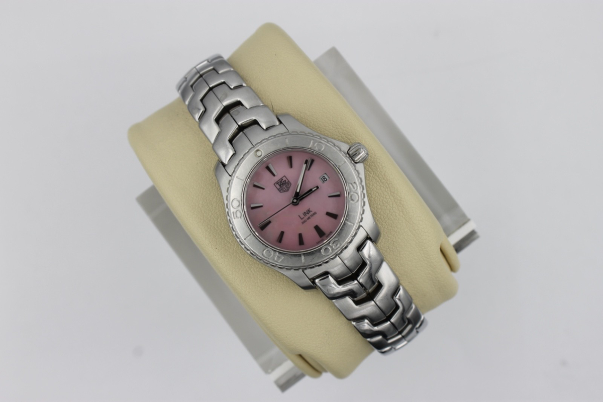 Tag Heuer Womens Link Series Quartz Watch Pink