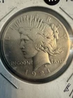 1921 Peace Dollar, High Relief - Key Date First Year Issue