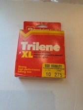 Vintage Trilene Xl Extra Strong Monofilament Fishing Line 10 Lb 275yd Used