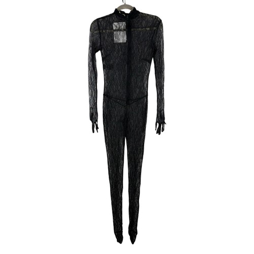 The New Arrival Ilkyaz Ozel Circe Jumpsuit Catsuit Floral Lace Sexy Evening Sz 0 - Picture 10 of 14