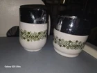 Gemco Spring Blossom Crazy Daisy 2 Peice Sugar and Creamer EUC Vintage
