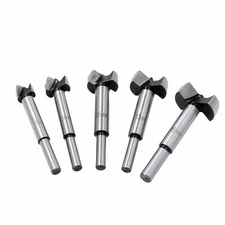 Forstner Bit Set Wood Drill 15-35mm 5pcs Carbide Forstner Bits High Speed Ste...