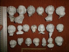 20  antique Germany  biedermeier frozen china head doll   age 1820 ,