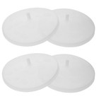  4 Stück faltbarer Silikondeckel für die Mikrowellen-Popcornschüssel – Zubehör