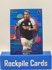 2025-26 Topps Finest Premier League - Uncommon Morgan Rogers Blue Refractor /150
