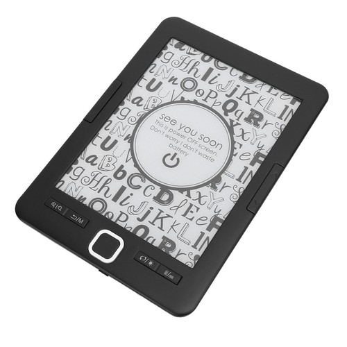 BK6033 Electric Book Reader With 8G Storage Adjustable Brightness 6in Ink Scr FY - Zdjęcie 4 z 24
