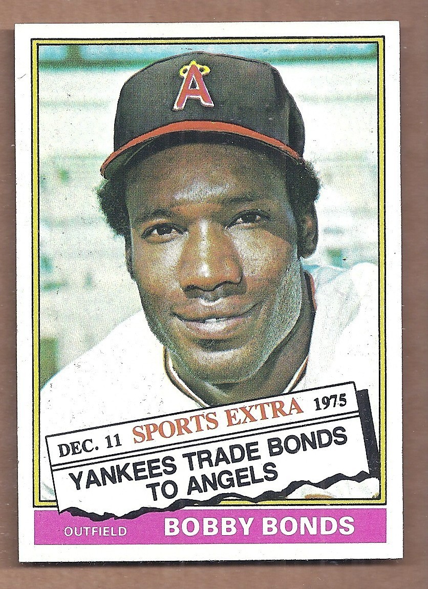 1976 Topps Traded #380T BOBBY BONDS **CENTERED** NEAR MINT CONDITION