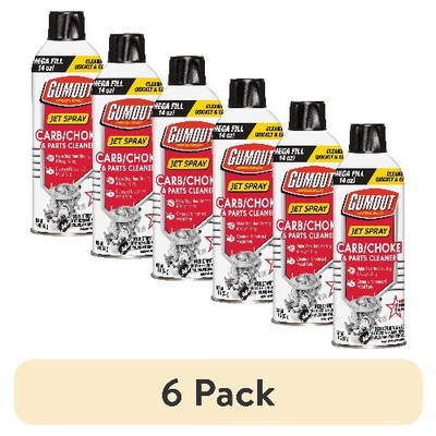 #ad 6 pack Gumout Jet Spray Carburetor Choke and Parts Cleaner 14 oz $28.39