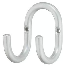 H&auml;fele Garderobenhaken aus Edelstahl &ndash; 2 Haken, Lochabstand 50 mm