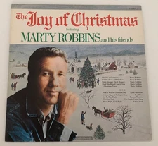 Christmas Country LP MARTY ROBBINS & FRIENDS Joy Of Christmas COLUMBIA