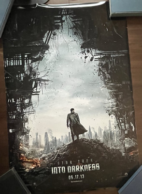 Star Trek Into Darkness 2013 Original 27x40 Movie Poster D/S Rolled, Chris Pine