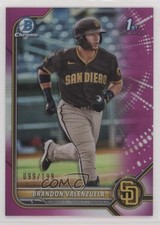 2022 Bowman Chrome Prospects Fuchsia Refractor 99/199 Brandon Valenzuela pe8