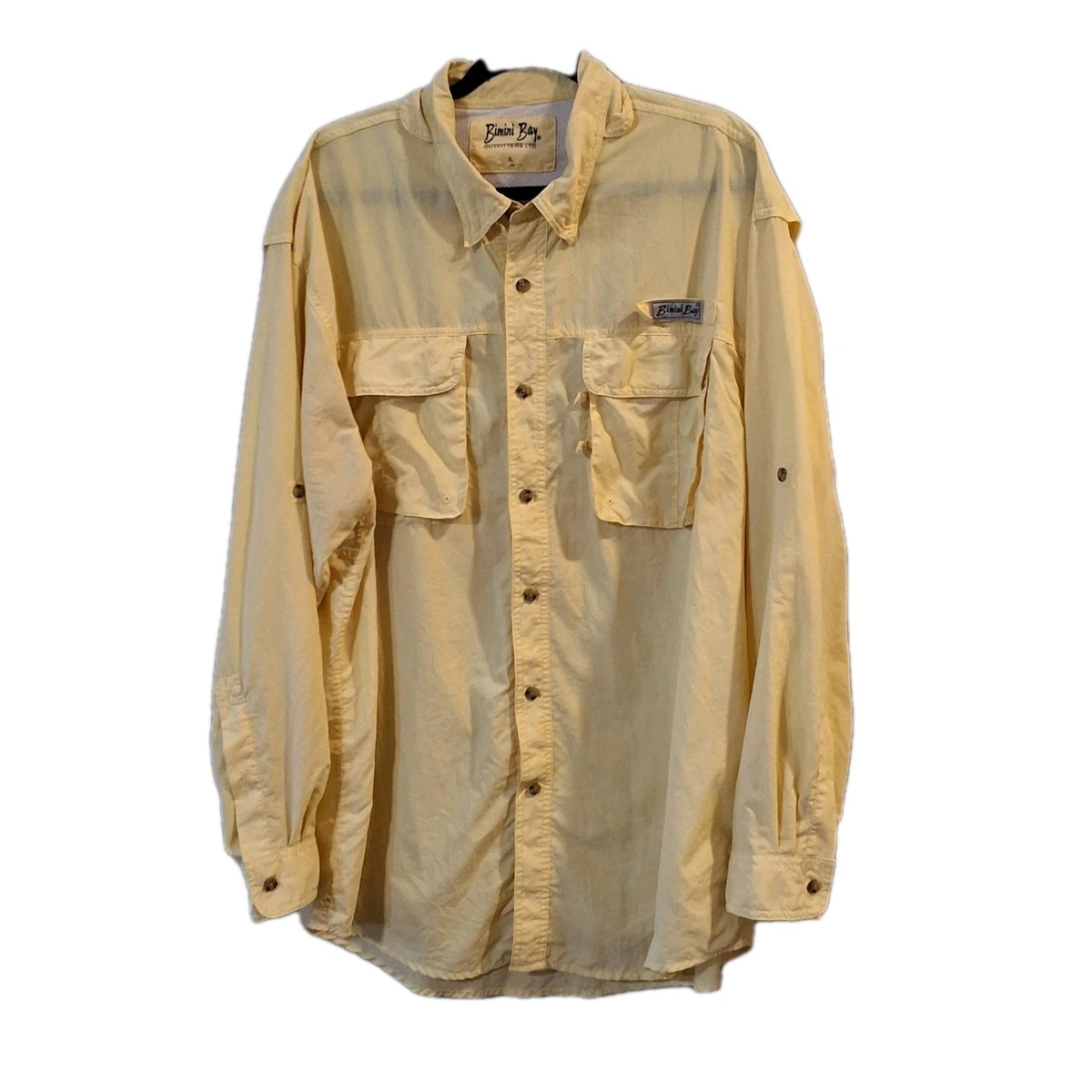 Chemise de pêche homme BIMINI BAY BRODÉE sébaste taille moyenne manches