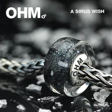AUTHENTIC OHM BEADS A Sirius Wish DDP USA RARE retired HTF