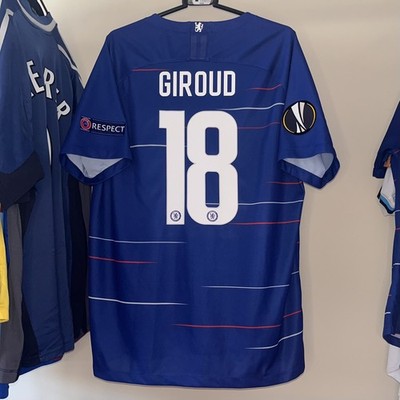 Chelsea 2018/19 Nike Home Football Shirt Europa League Final