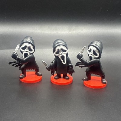 CultureFly Scream Ghost Face Mystery Vinyl Figures Classic Mask Lot of 3