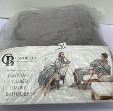 Casabella egyptian Combed luxury bathrobe