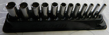 Snap-on 14 Drive 12pc Metric 6pt Flank Drive Deep Socket Set 5-15mm 112stmmy Snap-on 14 Drive 12pc Metric 6pt Flank Drive Deep Socket Set 5-15mm 112stmmy