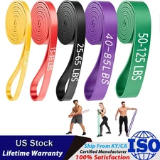 Heavy Duty Resistance Bands Set 5 Loop for Exercise, Fintness and Training