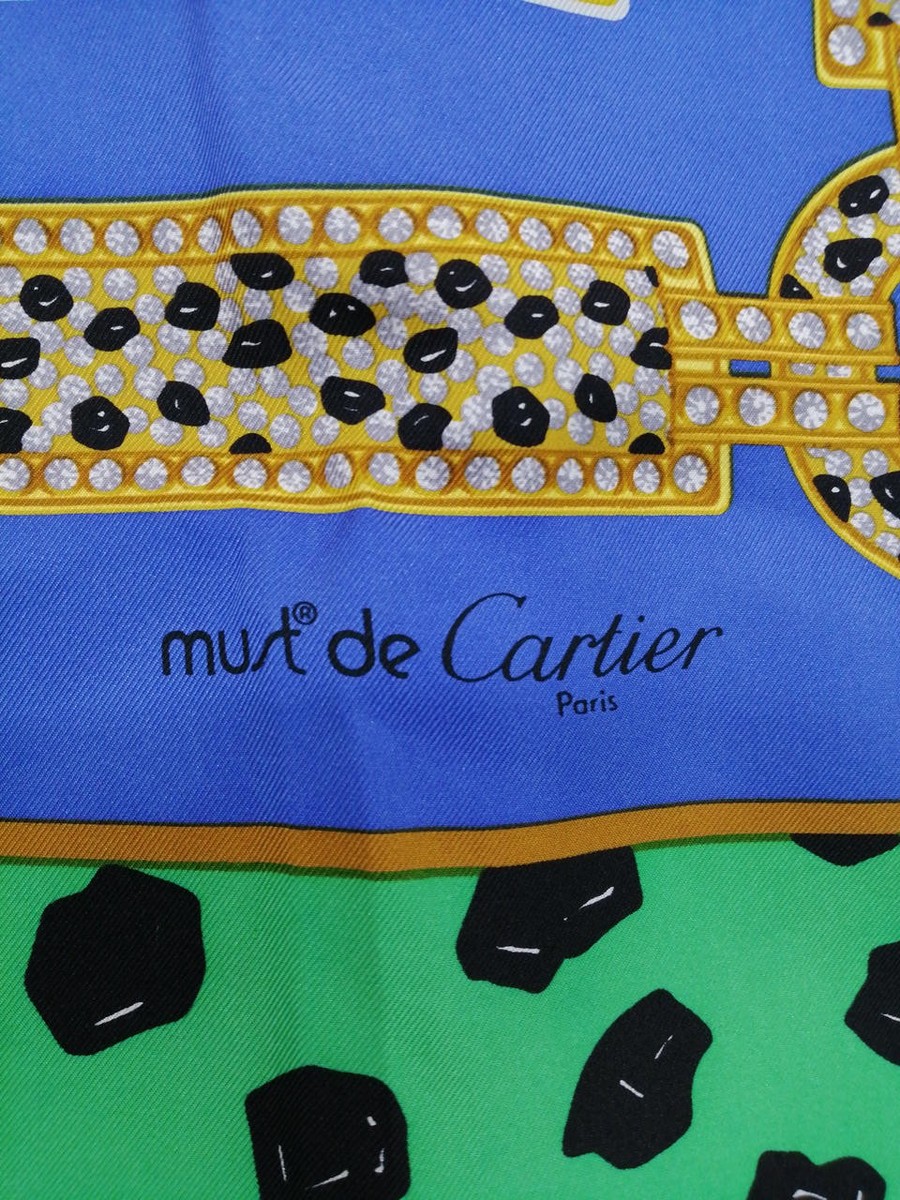 Cartier 100%シルク スカーフ Cartier Scarf Silk 100％ Multicolor | eBay
