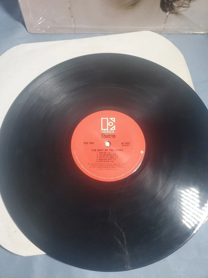 The Best Of The Doors LP by The Doors Vinyl QUADRAPHONIC 1973 - Image 3 of 4