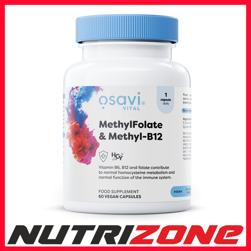 Osavi MethylFolate & Methyl-B12 - 60 vegan caps
