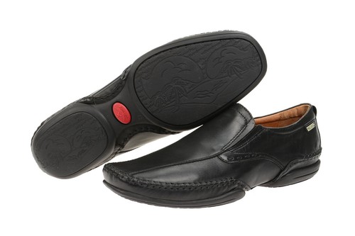 Buty Pikolinos PUERTO RICO czarne buty męskie wygodne pantofle 03A-6222 black - Zdjęcie 4 z 8