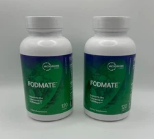 2 Pack Microbiome Labs FODMATE Digestive Enzymes for Women & Men  Exp. 11/25