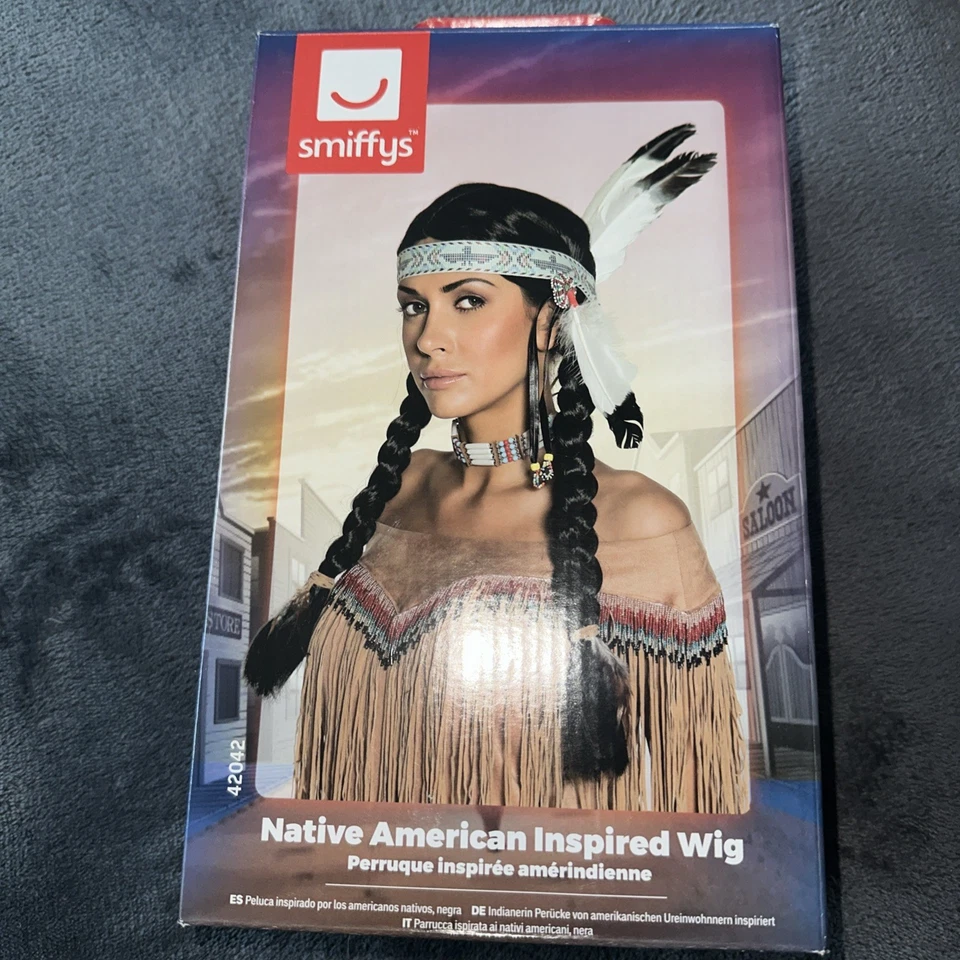 Smiffys Native American Inspired Wig Indianerin Perücke Neu - Bild 1 von 1