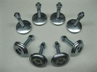 8 NEW 2'' HEAVY DUTY LEG LEVELERS Lot Stern Williams Bally Gottlieb Sega Pinball