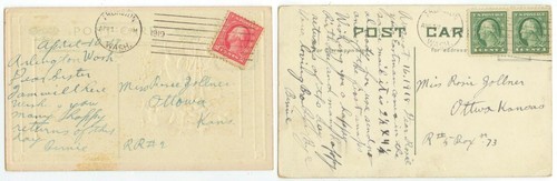1918-1919 Arlington Washington nice machine cancels - WWI war rate - 第 1/1 張圖片