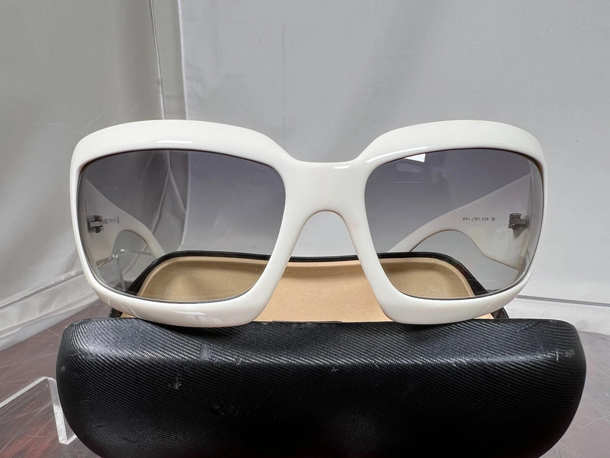 CHANEL Sunglasses AUTHENTIC 5076-H White Mother Pearl Famous Oversized CC  Logo