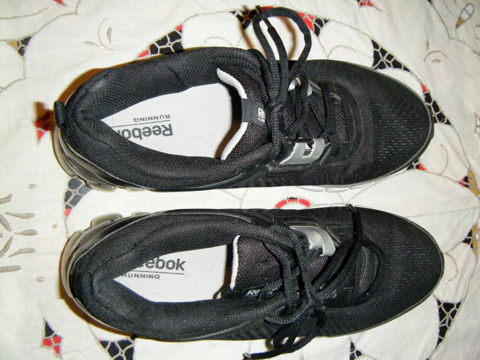 Reebok Running Fit Frame Mens Running Athletic Shoes US 11 BLACK