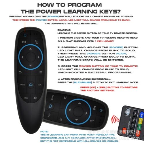 for TV Remote Control Bluetooth-compatible Fly Air Mouse Wireless Gyro - Picture 5 of 8