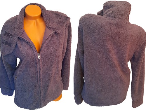 Kuschelige Jacke Gr.40/42 Teddy Fleecejacke pflaume Ski Snowboard Neu 923792 - Bild 7 von 10
