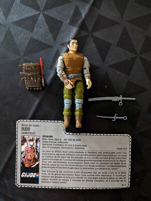 GI Joe Budo mit Zubehör Vintage Spielzeug Sammlung