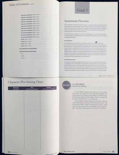 5th-Making Meaning BEING A WRITER (4 books) Tch Guide, Assessment, Student Books - Picture 8 of 11