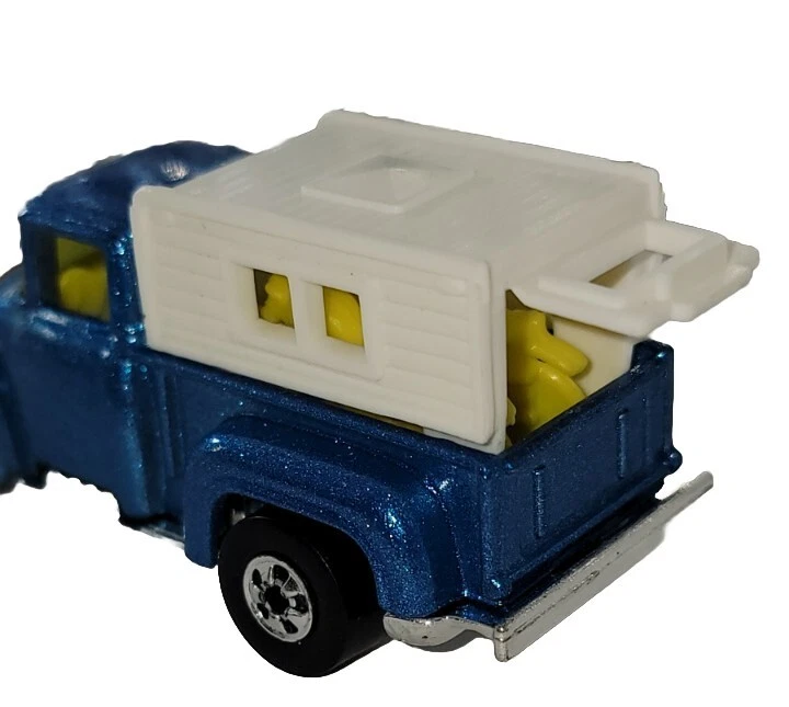 Remolque de cola alta Hot Wheels Vintage Extras '56 No. Cámper 4341 azul BW 1983 - como nueva Foto 4 de 4