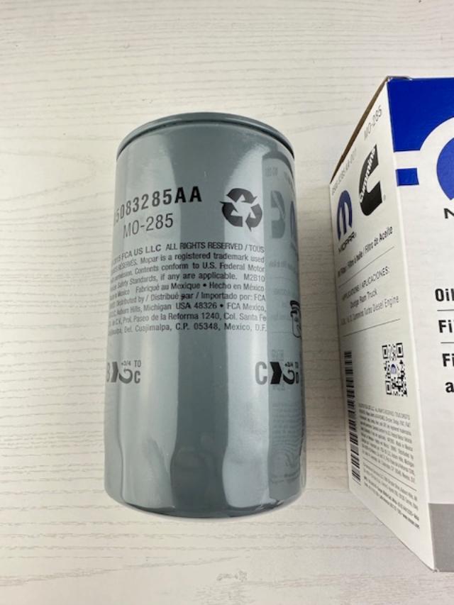 NEW 1989-2020 DODGE RAM CUMMINS 5.9L 6.7L DIESEL ENGINE OIL FILTER OEM