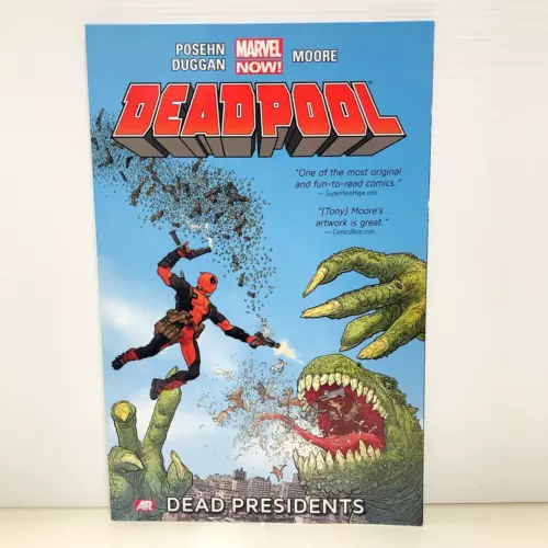 Deadpool Graphic Novel Marvel Now Dead Presidents Gerry Duggan Brian Posehn