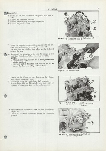 PDF Honda CB500T DOHC Twin (75-78) Digital Service Reparaturanleitung CB 500 T PDF - Bild 13 von 24