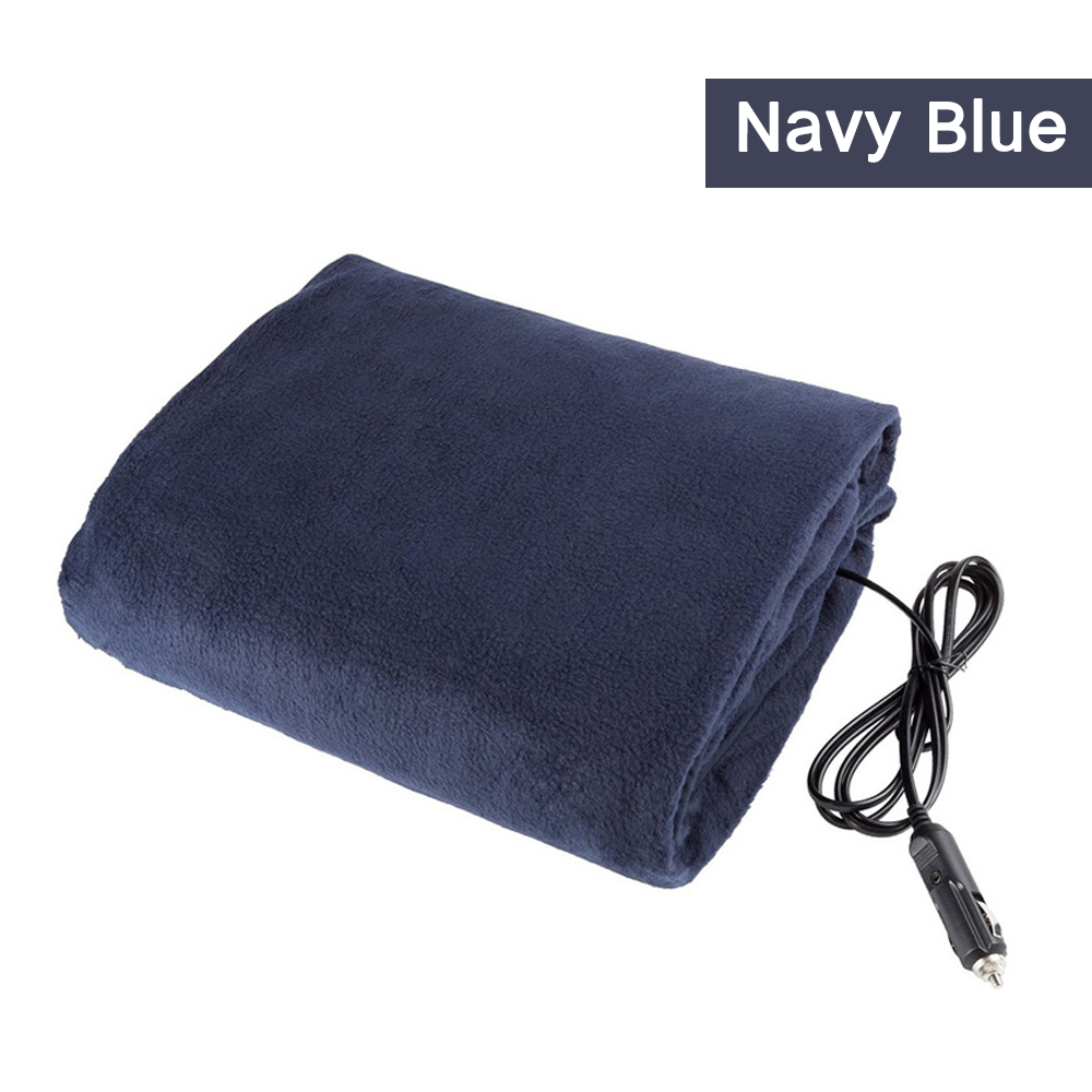 Electric Heated Blanket Car Truck Throw Rug Travel Camping 12V DC Auto