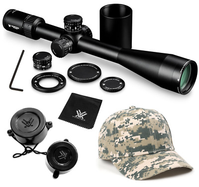 Vortex Optics Golden Eagle HD 15-60x52 ECR-1 Riflescope with Free Hat Bundle