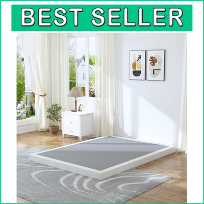 Durable King Size Box Spring - Easy Assembly & Removable Cover for Cleanliness